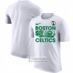 Camiseta Manga Corta Boston Celtics Blanco